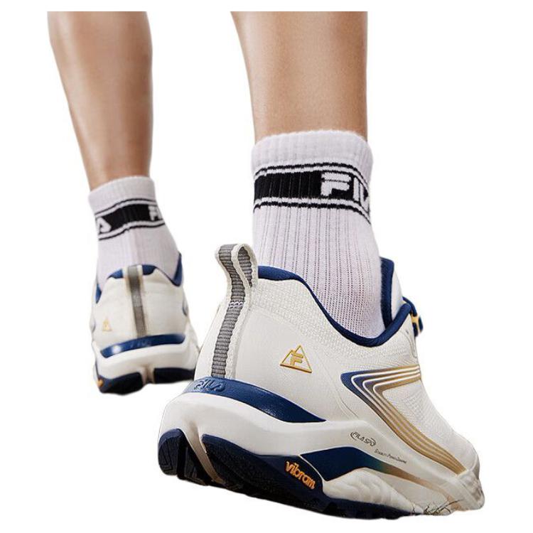 Fila SPD LYNX 2 Outdoor Comfort Low Top Trail Running Shoes Men Sneaker White A12M431201FBA