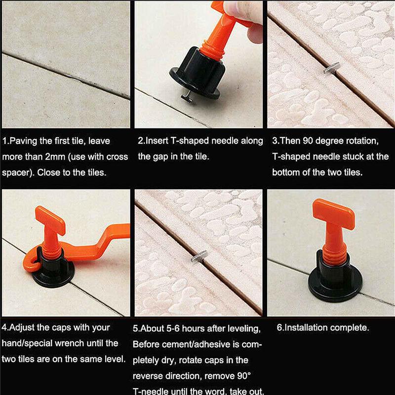 151 buc. Pene de nivelare Distanțiere pentru țiglă pentru pardoseală Distanțiere pentru faianță Carrelage Sistem de nivelare a plăcilor de nivelare Localizator Distanțiere Clește