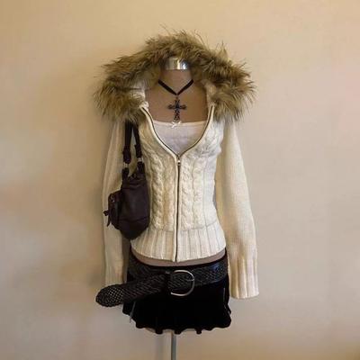 VAYLA Autumn Winter Long-Sleeve Fashion Women's Cardigan Sweater Knitted Coat Short Casual Single Breasted Korean Slim Female Top