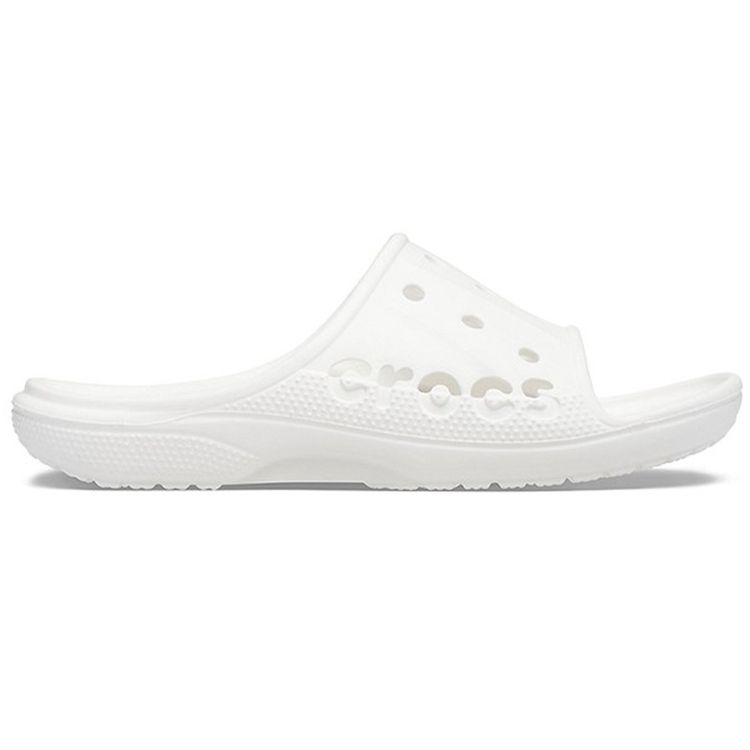 Crocs Baya Simple Casual Slide Sandals Men Sandals White 12000-100