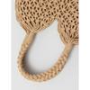 Hawaiian Bag Mesh Tote Bag Mesh Bag Net Bag Ami Bag Knitted Net (White/Beige) Stylish Cute Hawaii Resort Sea Beach Fashion (Sea Ami)