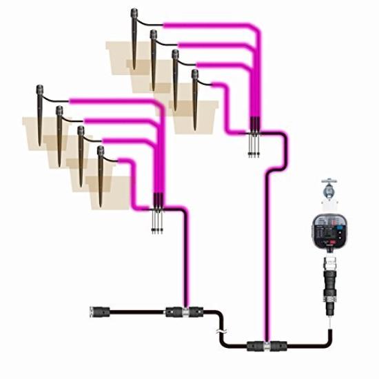 Takagi Automatic Watering Parts, 4mm Watering Hose, 10m (Bagged), 4mm Hose QFKT210