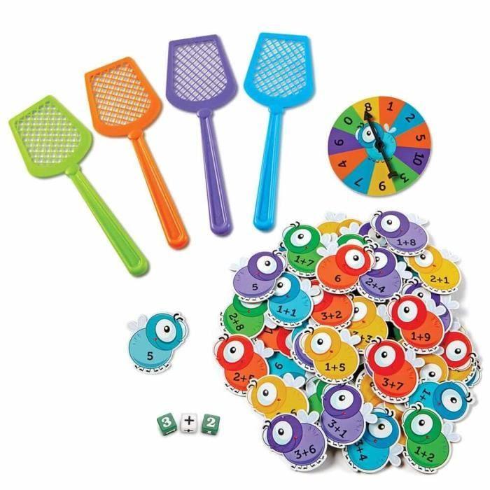 Jeu éducatif - math swatters! - multicolore - dès 5 ans - calcul mental amusant