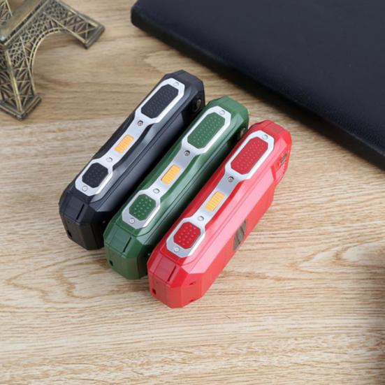 Seniorentelefon Dual-SIM-Steckplatz Starke Taschenlampe Klare Kamera Lange Standby-Zeit Mehrsprachig