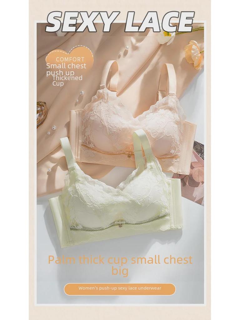 Sutiã acolchoado extra grosso de 5 cm, sem fio, anti-flacidez, levanta e sustenta, ajustável