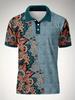 The New Men's Short-sleeved POLO Shirt for Summer 2025 Features a Casual Fashionable Comfortable and Soft 3D Pattern Printing