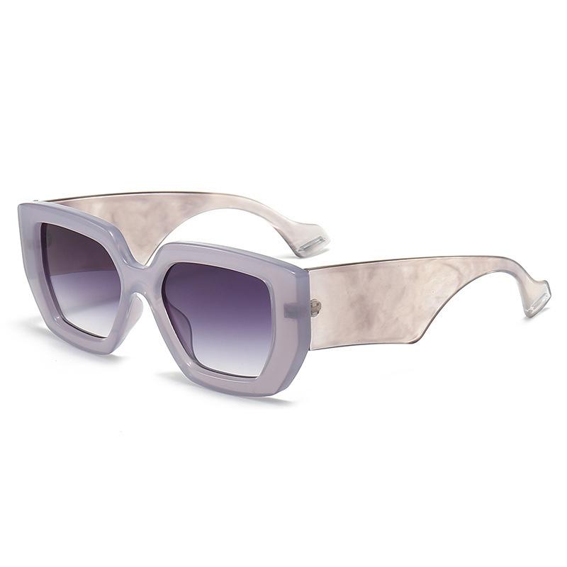 Trending Products 2024 New Arrival Female Eyewear New Fashion High Quality Large Metal Frame Women Men Sunglasses