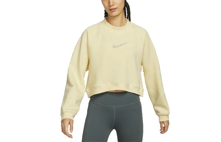 

Nike Sweatshirts Women s Gypsum Crew Neck Moderate Regular FB1921-744 L