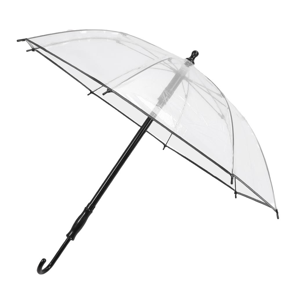 Water Spraying Umbrella Transparent Look Long Handle Multifunctional Summer Umbrella Toy for School Outdoor Beach