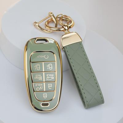 For Hyundai Sonata Sel IONIQ 5 NEXO Tucson Sonata 2020 Grandeur 2020 Sonata Limited Sorento 8Button TPU Car Key Case Cover Shell