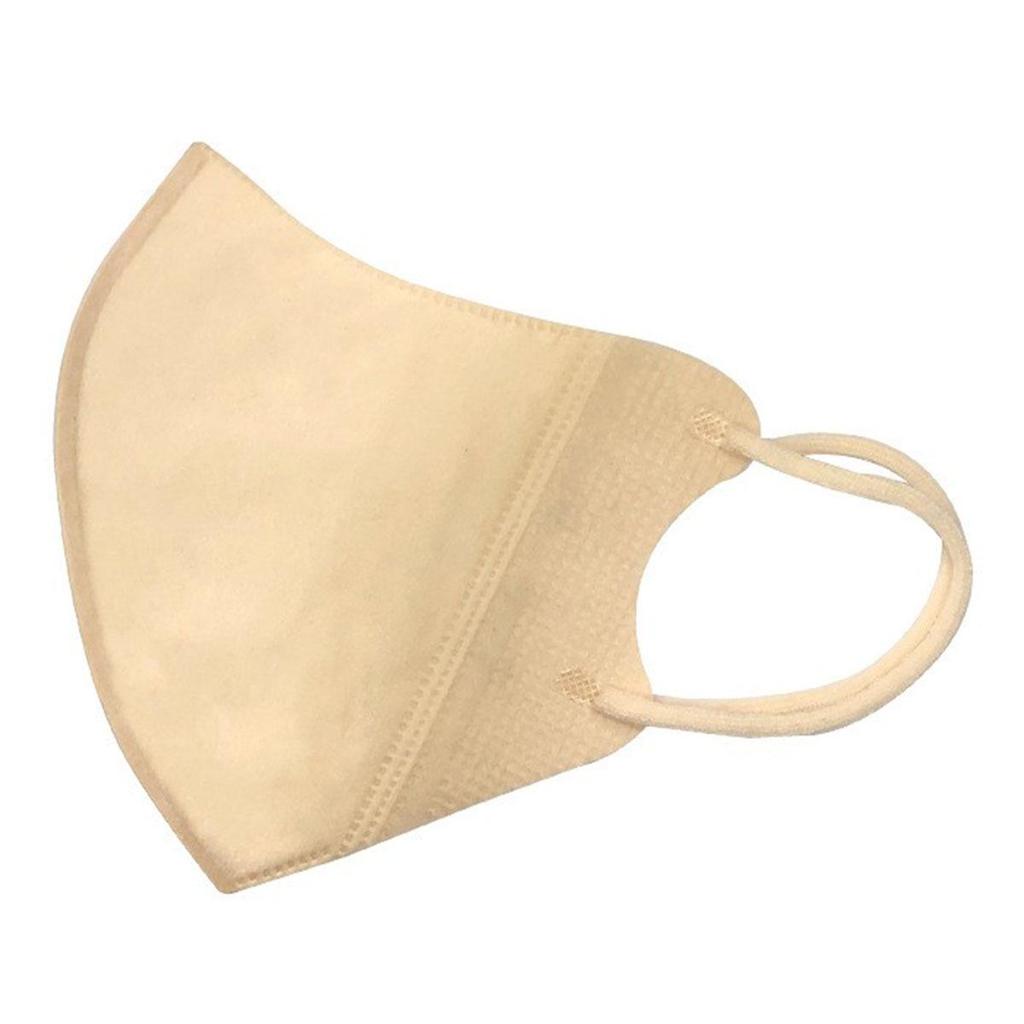 3D Soft-Color Mask: High-Profile, Ear-Friendly, Breathable, Disposable, Three-Layer Japanese Design