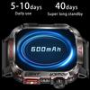 2025 Neue Militär-GPS-Smartwatch Herren Taschenlampe Kompass Wasserdicht Outdoor-Sport-Tracker Bluetooth-Anruf Smartwatch
