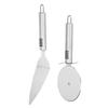 Pizza Cutter 2PCS Stainless Steel Blade Polishing Process Ergonomic Handle Shovel Rolling Cut Pizza