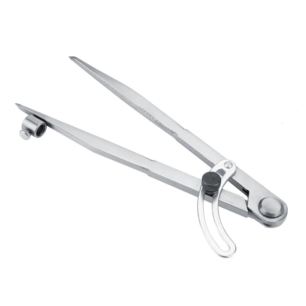 200mm Wing Leather Divider Rotating Tool Spacing Compasses Edge Area
