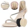 10Pcs Soft Sponge Adhesive Shoe Inserts Anti Slip High Cushion Forefoot Pad for Sneakers High Heel and Leather Shoe