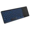 Wireless Dual-mode Keyboard 2.4G BT Wireless Connection Ergonomic Design 7-color Backlight Effect with Touchpad Wide Compatibility