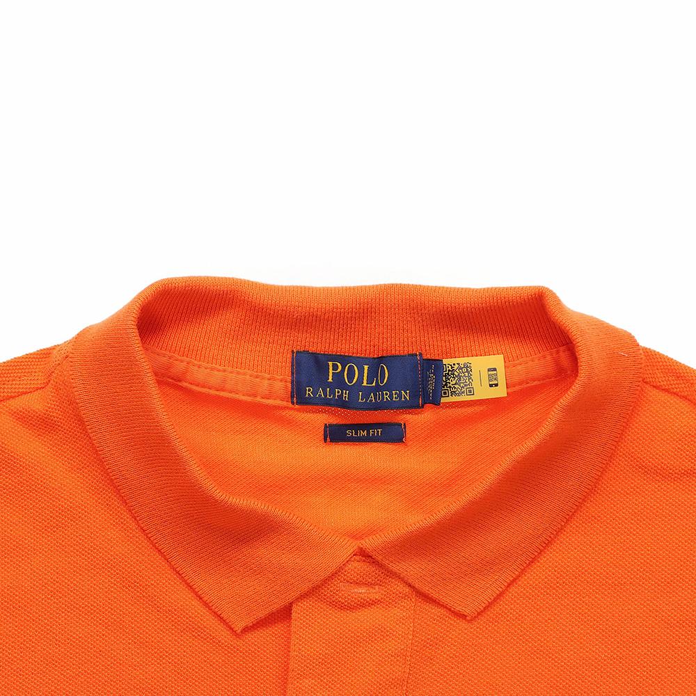 Polo Ralph Lauren Logo Besticktes Poloshirt Herren Oberteile Leuchtendes Orange 710795080-025