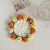 Rose Bouquet Coaster Crochet Flower Placemat Hand Woven Bouquet Cupmat Home Desktop Potted Plant Ornaments Mother'S Day Gift