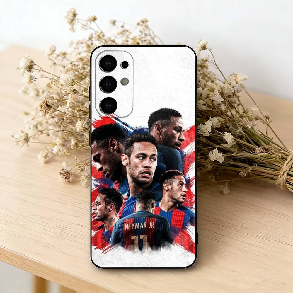 F-Football 10 N-Neymar J-jr Custodia per Telefono Silicone Nero Morbido Per Samsung S25,S24,S21,S22,S23,S30,Ultra,S20,Plus,Fe,Lite
