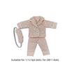 Shirt Pants Ob11 Sleep Clothes Eye Mask Obitsu 11 Clothes Doll Accessories Doll Pajamas  Girl Gift