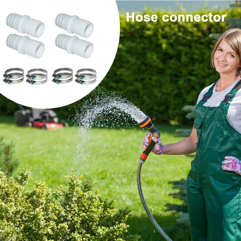 Pool Vacuum Hose Adapter 32mm Hose Connector For Pool Vacuum Hose Clamp And Hose Accessory For Aquarium And Swimming Pool