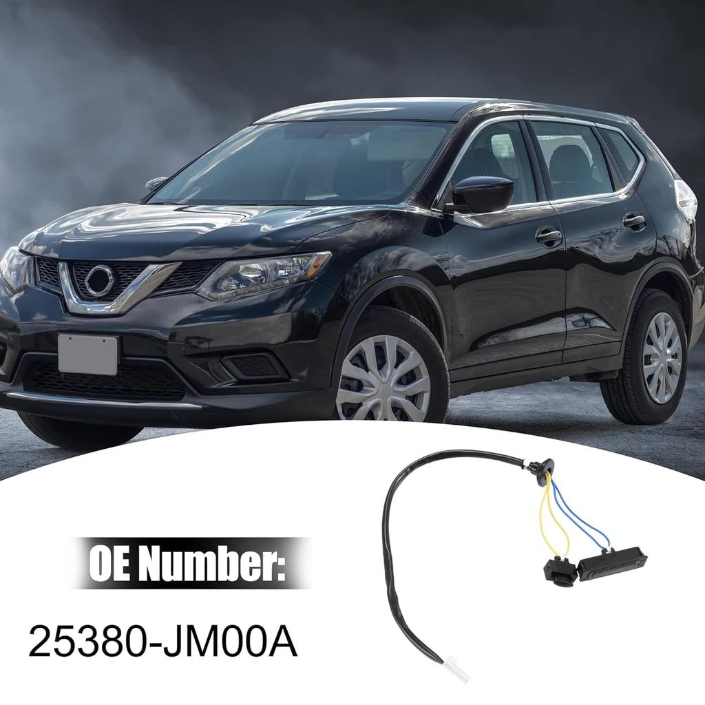 Unifizz 25380-JM00A Trunk Opener Fit for Nissan Rogue 2008-2015 Rear Door Switch Liftgate Release Switch