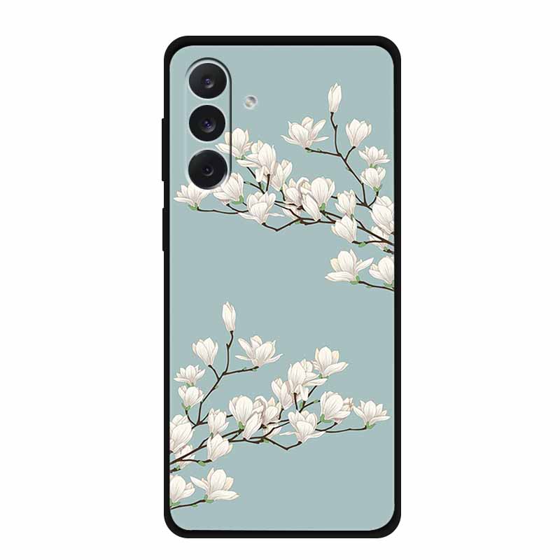 For Samsung M06 M16 M36 3D Flowers Case Soft Silicone Bumper Emboss Phone Cases for Samsung Galaxy M 06 16 36 Back Protect Cover