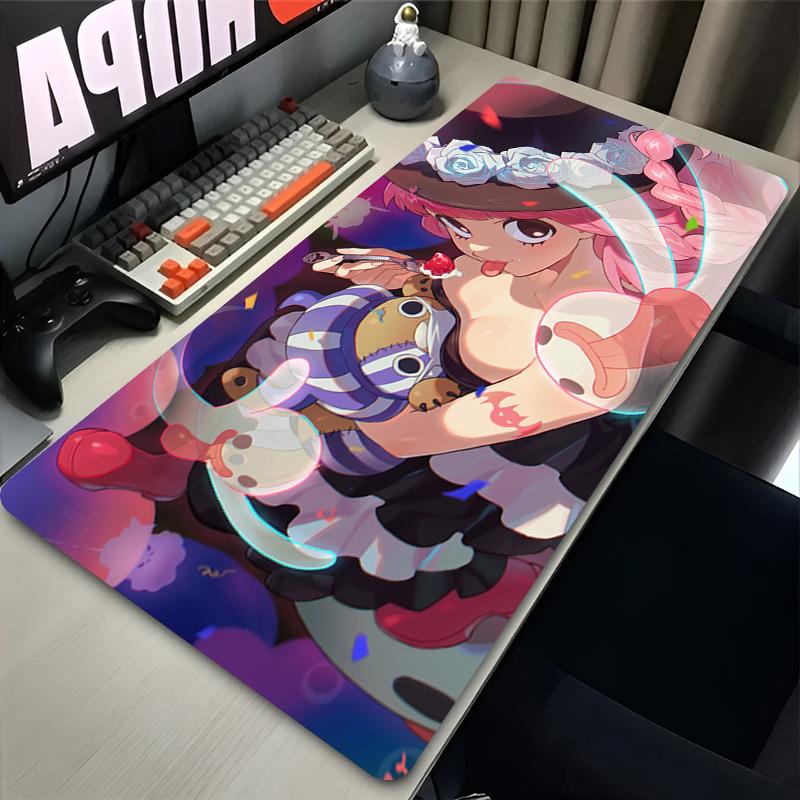 New Mouse Pad One Piece Perona Ghost Anime Extended Gaming Mouse Pad NonSlip AntiDirt Large Desk Mat