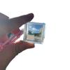 1Pcs Clear Acrylic Pixel Filter Keychain Pixel Photography Tool Transparent Acrylic Mosaics Sharing Your Travel Memories