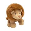 Soft Cuddly Lion Stuffed Plush Toy Fluffy Mane Lion Animal Doll Kawaii Soothing Plushie Throw Pillow Sofa Bed Home Decor Gifts