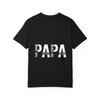 White T Shirt with Papa The Man The Myth The Legend The Hero Print for Father Day Gift Casual Wear