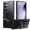 360-degree Rotating Stand Integrated Samsung S24Ultra Phone Case Support Point Anti-drop Suitable for S23+ Matte Protective Case