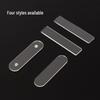 Transparent Acrylic Nail Art Display Strips with Double-Sided Adhesive for Pattern Samples