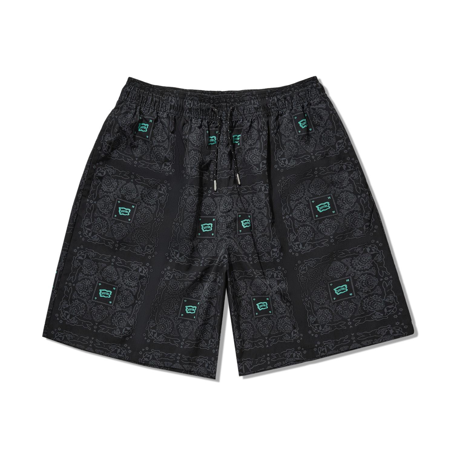 Li-Ning x BBC ICECREAM All-Over Print Shorts Black Men s AKSU793-1 M