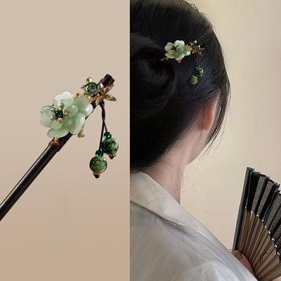 1 PC Quaste Schritt Schütteln Haarnadel Essstäbchen Haar Stick Alten Stil Haar Ornament Pan Haar Kopfschmuck Blume Haar Zubehör