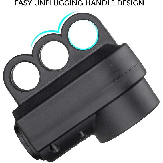 Miady 50AMP RV Replacement Female Plug with Easy Unplug Design, ETL Certified