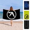 A-Aphex Twin Microfiber Printed Beach Towel Mountain Climbing Yoga Beach Swimming Running Absorbent Soft Towel