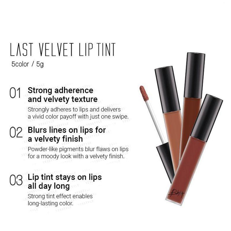 Bbi@ - Last Velvet Lip Tint VIII Seria Feeling - 5 Kolorów