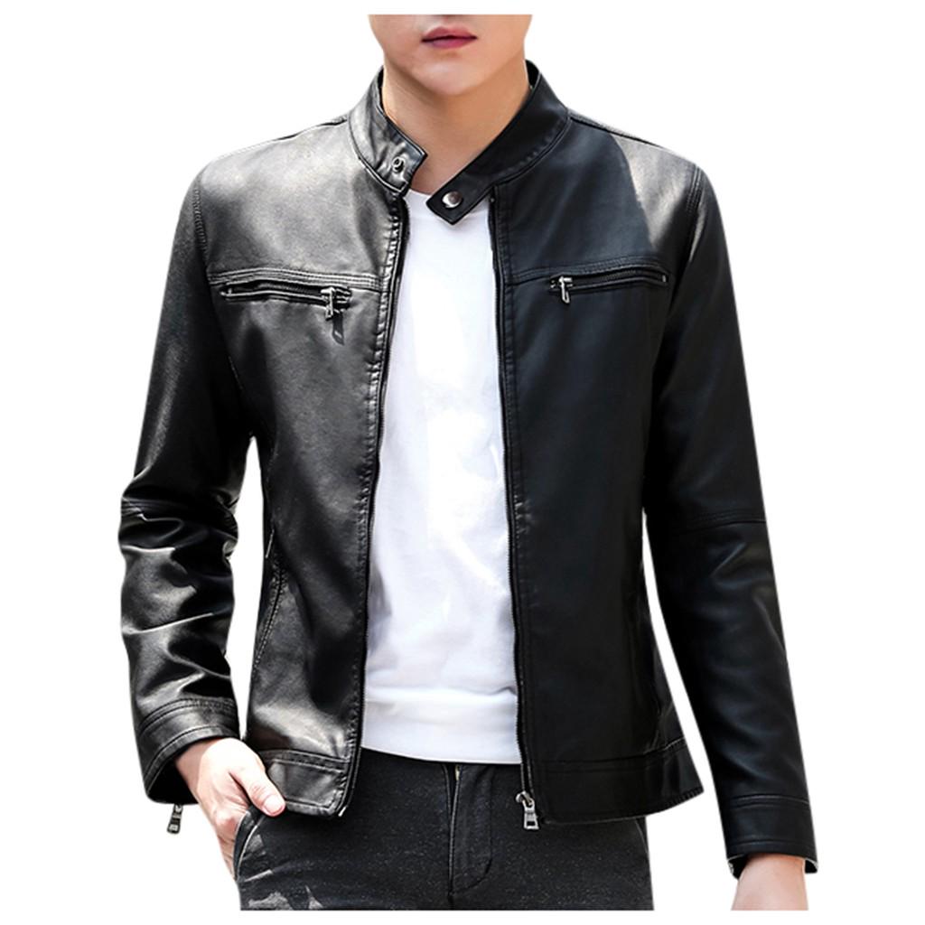 mens jacket stand collar