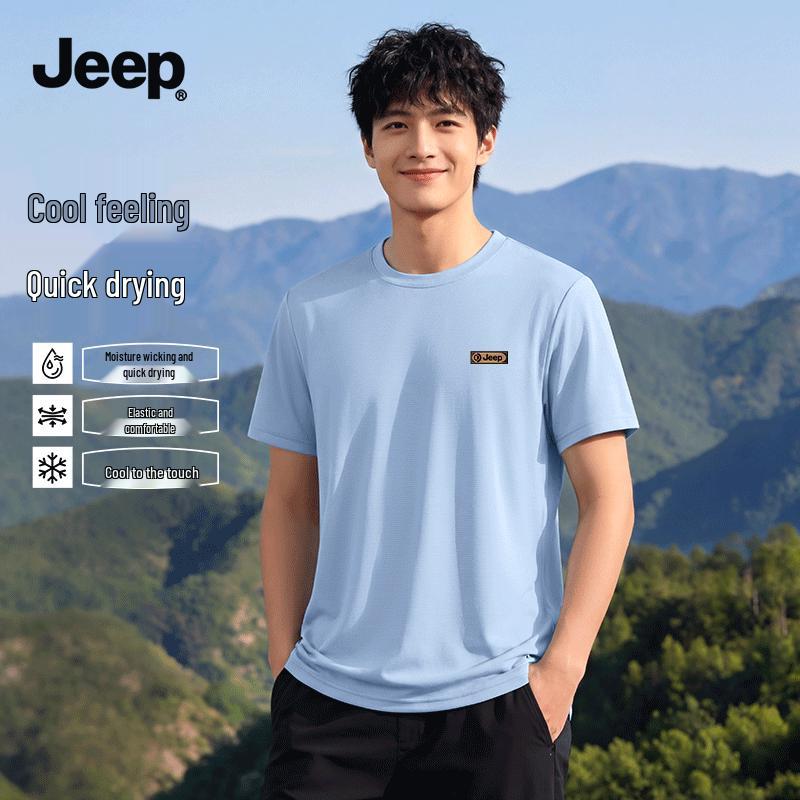

JEEP Men s Quick-Dry Ice Silk Sport T-Shirt 2XL