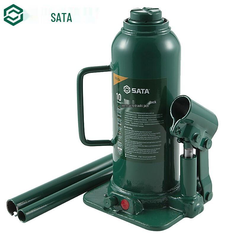 SATA 10-Ton Vertical Hydraulic Car Jack