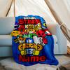 Personalized Custom Name Blanket - Brawl Stars Print Design,Blanket for Sofa,Bed,Travel,Camping - Soft and Warm, Great Gift