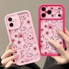Voor iPhone 17 Pro Max Hoesje Volle Perzikbloesems Schokbestendig Siliconen Zachte Cover Voor Funda iPhone 16 Pro Max 11 12 13 14 15 16E Air