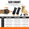 Buty dla psa, Wodoodporne buty dla psa z odblaskową, wytrzymałą, antypoślizgową podeszwą, Buty zewnętrzne dla psów średnich i dużych 4 szt.