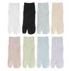 Thin, Pure Cotton, Sweat-absorbing, Deodorizing, Antibacterial, Boneless Women's Two-toed Socks with Hoof Shoes and Short Socks