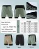 2023 Quick-Drying Men's Double-Layer Running Shorts – Anti-Exposure Fitness Jogging Pants
