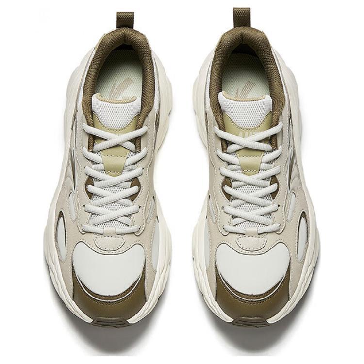 Anta Little Millennium Comfortable Versatile Wear-Resistant Non-Slip Low-Top Casual Shoes Men Casual Shoes Green Gray 112518812-9