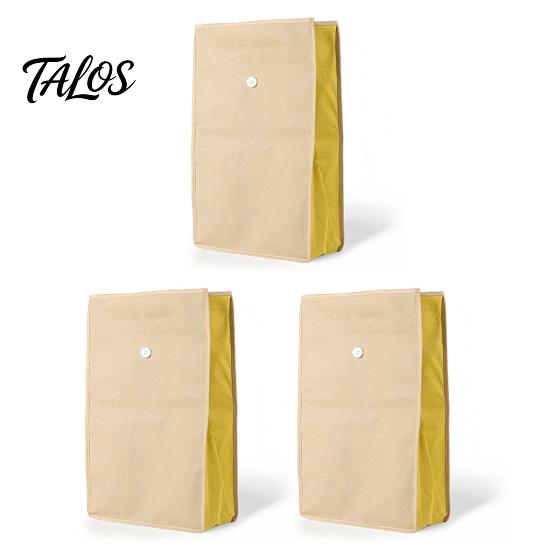 Vegetable Storage Bags Reusable Self Sealing Potato Onion Bags, Light Blocking Bag with Side Anti Sprouting Zipper, Non-woven Fabric Pantry Organizer