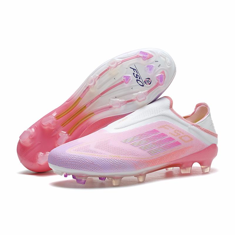 Heren Voetbalschoenen Indoor Sneakers Lange Noppen Wedstrijd Futsal Voetbalschoenen Training TF Ultralicht Ademend Noppen Drop Shipping 38 white