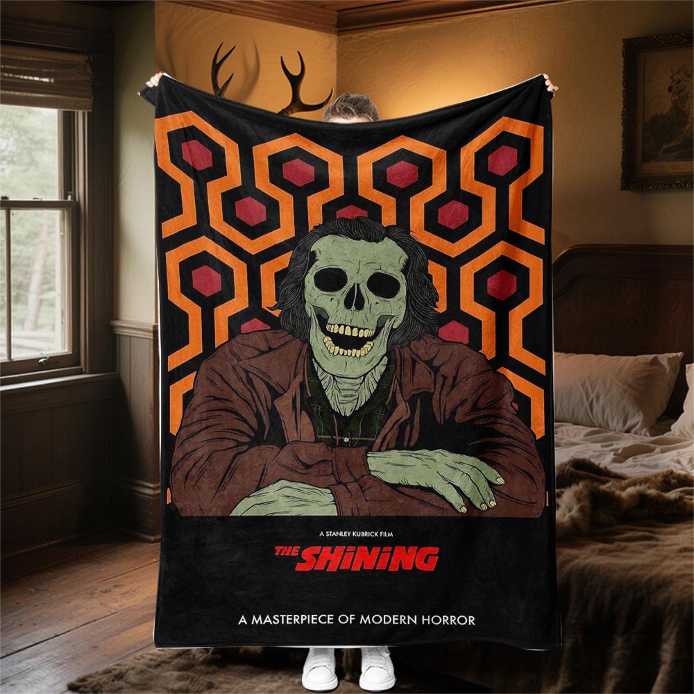 1 Stück The Shining Outdoor Flanelldecke Weicher Plüsch Dekor für Picknicks, Camping, Schlafzimmer, Spielzimmer oder Mittagspause, Perfektes Geschenk